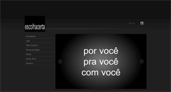 Desktop Screenshot of lojaescolhacerta.com.br