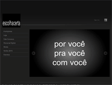 Tablet Screenshot of lojaescolhacerta.com.br